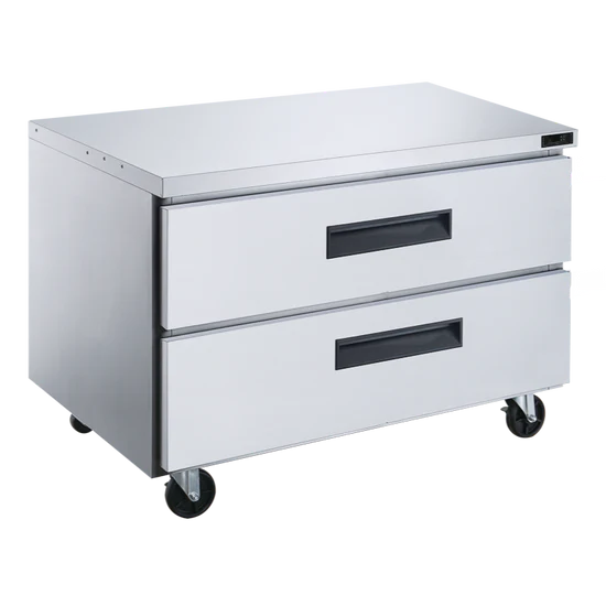 DUC36R-D2 2-Drawer Undercounter Commercial Refrigerator in Stainless Steel