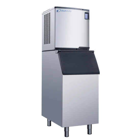DIM500A Commercial Ice Machine with 352 lb Storage Bin – 496 lb Daily Production